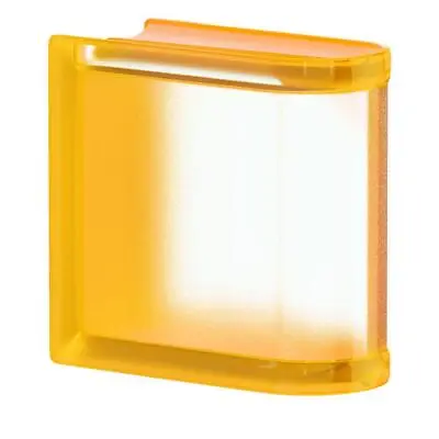 £53.49 • Buy Myminiglass Glass Blocks 6 L X 6 W X 3  Thick 100% Glass Apricot Mist Pattern