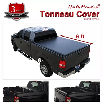 Soft Roll-Up Tonneau Cover Fit 94-03 S10/Sonoma 96-00 Hombre 6' Fleetside Bed • $175