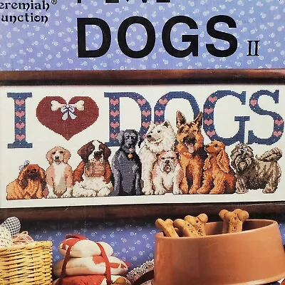 $3.99 • Buy Jeremiah Junction I Love Dogs II Heart Breads Portrait Cross Stitch Chart JL139