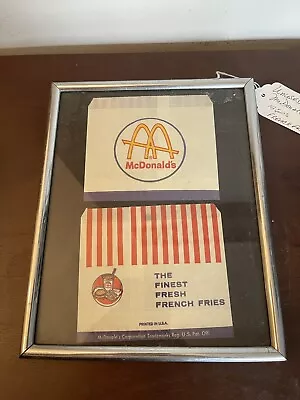 $49.95 • Buy Vintage 1960s McDonalds French Frie Bag --- Rare! --- Unused!!
