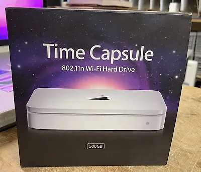 Apple AirPort Time Capsule 802.11n Wi-Fi Hard Drive 500GB  (1st Gen) (MB276LL/A) • $60