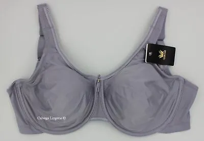 NWT WACOAL 855192  Basic Beauty  Full Figure Seamless Underwire Bra Gray (021) • $45.99