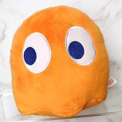 Official PAC-MAN ORANGE GHOST 6  Plush Fluffy Soft Toy Pacman Teddy Bandai Namco • £13.99