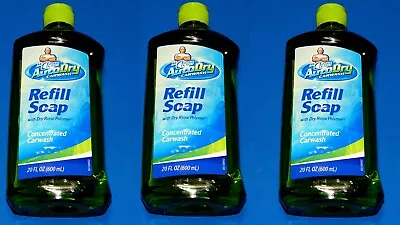 3 Mr. Clean Auto Dry Car Wash System Refill Soap -Works Great Alone • $59.95