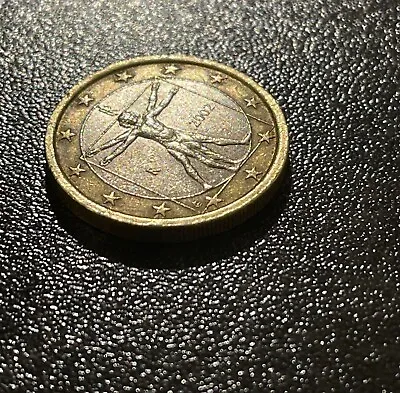 Leonardo Da Vinci 1 Euro Coin With Rare Minting Error • £849