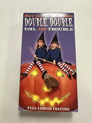 Double Double Toil And Trouble VHS 1993 Mary Kate And Ashley Olsen • $10