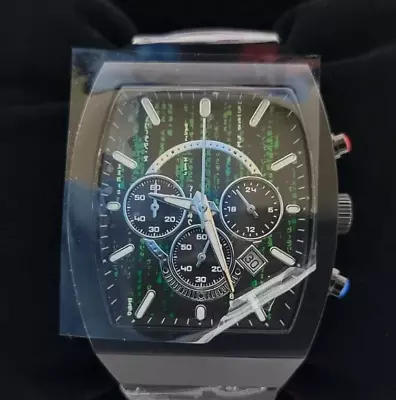 Official Matrix Resurrections Awakening Chronograph Wristwatch L Size Watch • $469.01