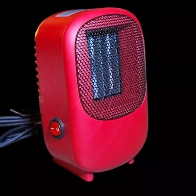 Personal Mini Electric  Ceramic Space Heater Portable 400W For Indoor  ~ Red • $13.98