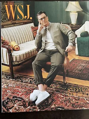 WSJ Magazine Wall Street Journal 2022 Spring Mens Style Stephen Colbert 135 • $19.99