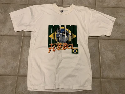 $39.95 • Buy Vintage 90s NIKE Brazil Brazil CBF SOCCER/FUTEBOL T SHIRT SZ XL RARE