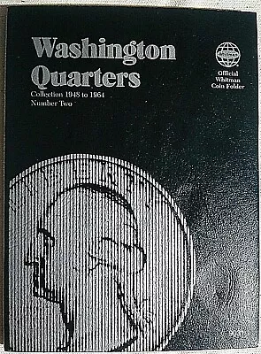 Whitman Washington Quarter #2 1948-1964 Coin Folder Album Book #9031  • $9