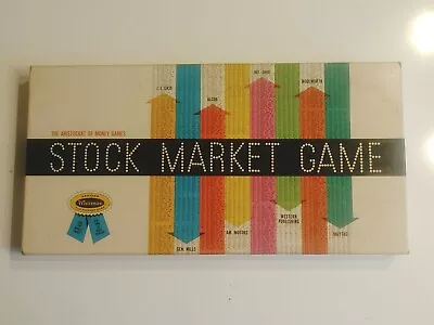 Stock Market Game - Vintage 1963 Whitman Publishing Rare Board Game Complete • $70