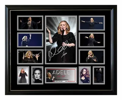 Adele Live 2017 Australia Tour Signed Photo Limited Edition Framed Memorabilia • $129.99