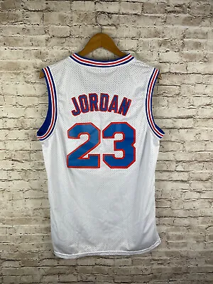 Space Jam Jordan Jersey Mens Medium White Tune Squad Looney Tunes Basketball • $19.99