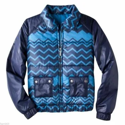 Missoni For Target Women's Puffer Jacket Size Turquoise Blue Lightweight S New! • $54.98