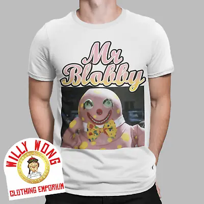 Mr Blobby T-Shirt BBC Cool Funny 90s Men Women Retro Vintage House Party UK Tee • £6.99