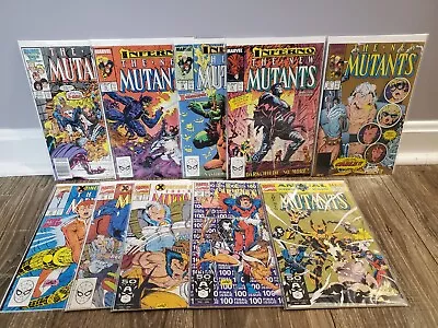 The New Mutants Marvel Comic Book Lot Of (10)  • $20
