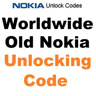 £1.19 • Buy Old Nokia Mobile Unlocking Code 3100, 3200,3210, 3310, 3510i DCT2 DCT3 Old DCT4