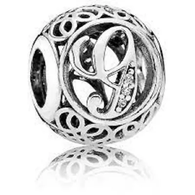 $49.95 • Buy Authentic PANDORA Vintage Letter G Openwork Charm - 791858CZ RETIRED
