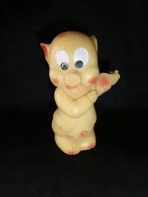 Vintage Disney Three Little Pigs Squeak Squeeze Toy- Made In Italy • $15