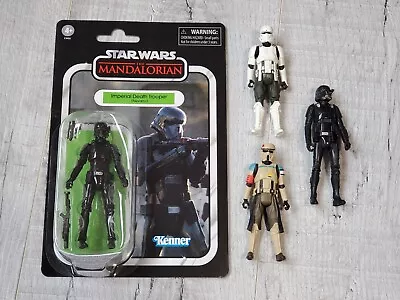 IMPERIAL DEATH TROOPER VC220 Star Wars TVC 2022 MOC 3.75  + 3 Loose Troops • $34.99