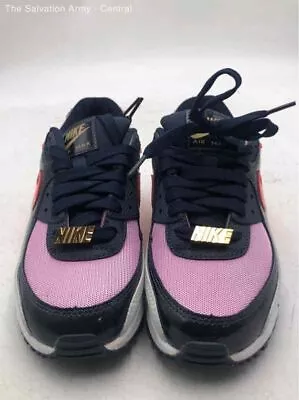 Nike Womens Air Max 90 Cuban Link Pink Black Colorful Basketball Sneakers 6.5 • $7.99