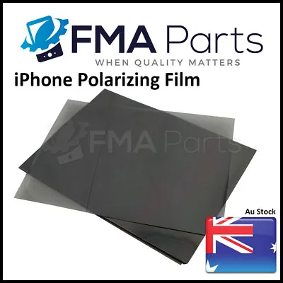 For IPhone 7 8 Plus 6S 6 5 5S 4 Polarizer Polarizing LCD Screen Film Tape Sheet • $3.95