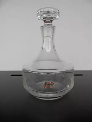 Vintage Retro Bohemia Glass Czechoslovakia Bar Drinks Decanter • $55