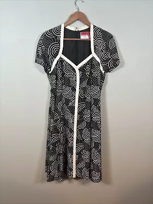 Vintage Oscar De La Renta Studio Dress Sz 8 Silk • $79.99