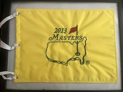 2013 Masters Tournament Golf Pin Flag PGA  Adam Scott AugustaGA Embroidered NEW • $75