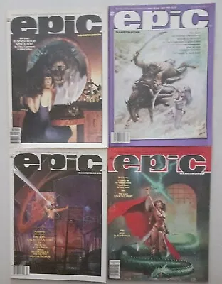 Epic Illustrated Magazines (Lot Of 4) #18 23 26-7 • $32.99