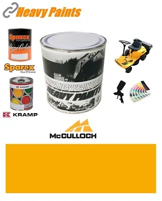 McCulloch Lawn Mower Yellow Enamel Paint 1 Litre Tin • £35