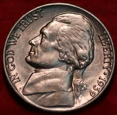 Uncirculated 1939-D Denver Mint Jefferson Nickel Not Silver • $3.25