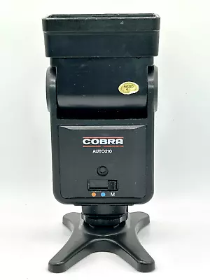 Cobra Auto 210  FLASH GUN BUILT IN SYNC IDEAL FOR Olympus OM10 20 30 4Ti Etc • £12.99