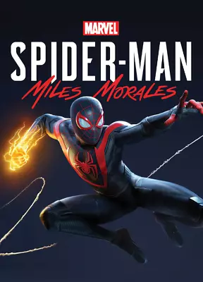 Spider Man Miles Morales Video Game Poster Art Print Wall Home Room Decor Marvel • £5.29