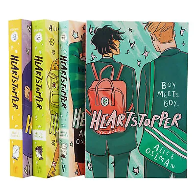 Heartstopper By Alice Oseman Volume 1-4 Books Collection Set - Ages 13+ - PB • $29.99