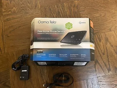 Ooma Telo VOIP 100-0215-253 Home Internet Phone System With Power Supply Cable • $9.99