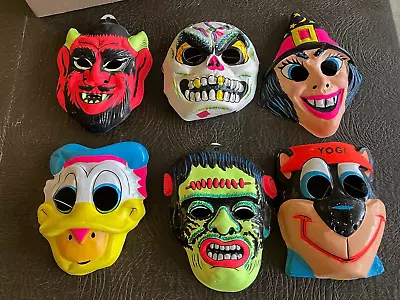 Vintage Lot Of Halloween Masks • $50