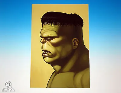 Hulk Mondo Mike Mitchell Portrait Print Marvel Comics Rare Giclee Proof • $139.95