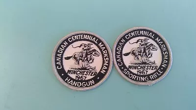 2 Winchester  1967 Canadian Centennial Marksman Patches • $5