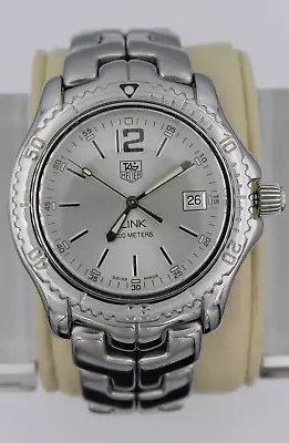 Tag Heuer Mens Watch WT1112.BA0550 Link Silver Professional Gloss Polished Sport • $590