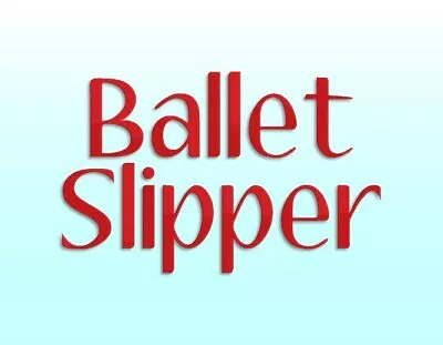 Ballet Slipper Embroidery Font Machine Embroidery Alphabet BX Ready CD • $9.95