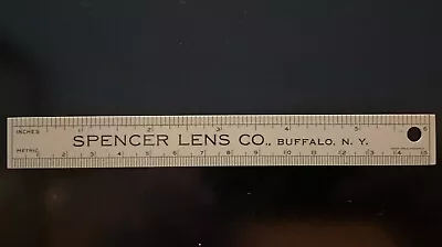 Celluloid Ruler Spencer Lens Buffalo New York • $11.95