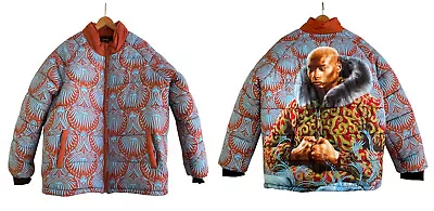 KEHINDE WILEY Mens Puffer Coat  Kern Alexander Study  Zip Front Primaloft Sz XXL • $399