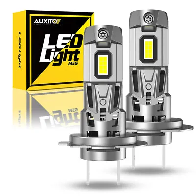 AUXITO Super Bright H7 LED Headlight Kit High Low Beam Bulbs 22000LM 6500K White • $28.99
