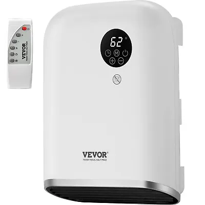 $45.58 • Buy VEVOR Electric Space Heater 1500W Remote Control Triple Safety Protection Indoor