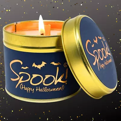 Lily Flame Candle Tin Spook Scare Yourself Silly Halloween Samhain Autumn Wicca • £13.99