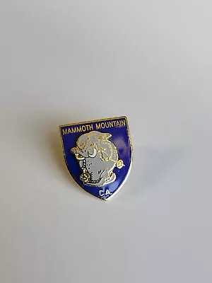 Mammoth Mountain California Ski Badge Lapel Pin Elephant Ski Poles • $14.49