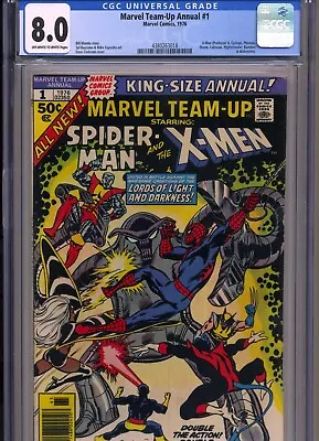 Marvel Team Up Annual #1 Cgc 8.0! Spider-man Vs X-men • $64.99