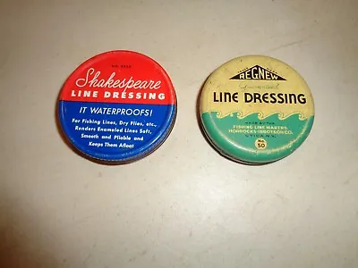 Vintage Shakespeare And REGNEW Horrocks-Ibbotsons Fly Line Dressing Tins • $14.99